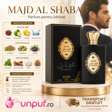 Parfum Ard Al Zaafaran Majd Al Shabab 100 ml, parfum arăbesc, edp, Bărbat - Img 9