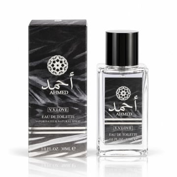Parfum Barbati V.V.Love Ahmed, Eau de Toilette EDT, 30 ml, Aroma Masculina, Orientala, Eleganta, Spray, Format Compact, pentru Zi si Seara