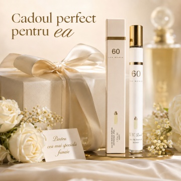 Parfum Damă 60 For Women 35 ml V.V. Love, Inspirat de 360° Perry Ellis, Aromă Floral Proaspătă cu Pepene, Crin, Osmanthus, Mandarină, Trandafir, Mosc, Ambră și Vanilie - Img 5