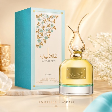 Parfum Damă Andaleeb Asdaaf, Eau de Parfum 100 ml, Floral Citric, Iasomie, Trandafir, Patchouli, Lemn de Santal și Vetiver