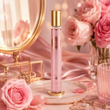 Parfum Damă Aurora Mist 35 ml V.V. Love, Apă de Toaletă, Inspirat de Valentino Donna Born In Roma Coral Fantasy, Aromă Fructat Florală cu Kiwi, Portocală, Trandafir, Iasomie, Mosc, Ambrette și Cedru - Img 5