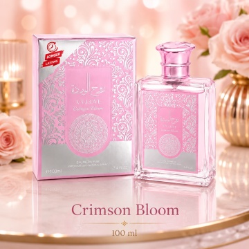 Parfum Damă V.V. Love Crimson Bloom, Apă de Parfum 100 ml – Elegant, Floral, Inspirat din Lattafa Yara