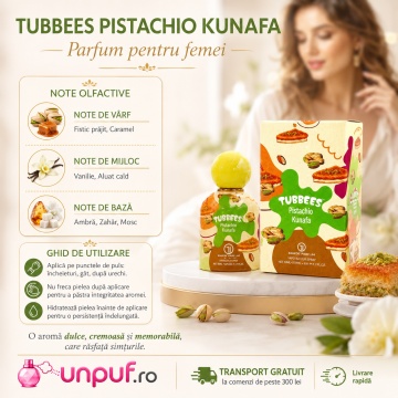 Parfum Grandeur Elite Tubbees Pistachio Kunafa 50 ml - Img 9