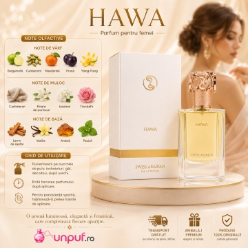 Parfum Hawa 1080 Extrait de Parfum 50ml, tip arăbesc, Damă - Img 9