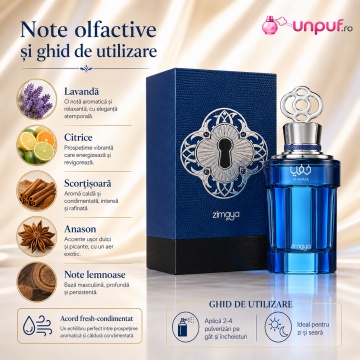 Parfum Khafaya Blue Eau de Parfum 100ml, tip arăbesc, Bărbat - Img 9