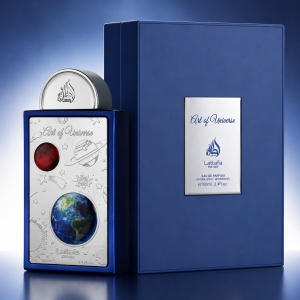 Parfum Lattafa Art Of Universe 100 ml, Apă de Parfum Bărbat, Aromă Citric Aromatică, Note de Bergamotă, Mandarină, Mentă, Ghimbir, Pară, Floare de Portocal, Ambră, Cedru și Mosc