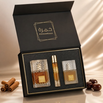 Parfum Lattafa Khamrah Giftset ,arăbesc , Bărbat, Damă, Unisex