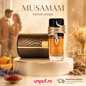 Parfum Lattafa Musamam 100 ml, Apă de Parfum Unisex, Aromă Florală Lemnoasă și Rășinoasă, Note de Lemn Akigala, Rășini, Tămâie Somalia, Mandarină, Lavandă, Șofran, Cedru și Piele - Img 4