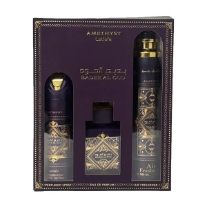 Parfum Set Lattafa Badee Al Oud Amethyst 3 Pcs, Unisex