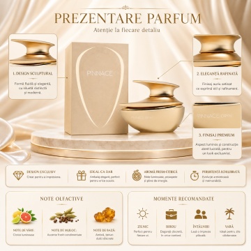 Parfum Unisex Arăbesc French Avenue Pinnace Oryn 100 ml, Apă de Parfum, Inspirat de Afternoon Swim Louis Vuitton, Aromă Fresh Citrică cu Bergamotă, Mandarină, Portocală, Ghimbir, Ambergris, Cedru, Ambră și Mosc - Img 3