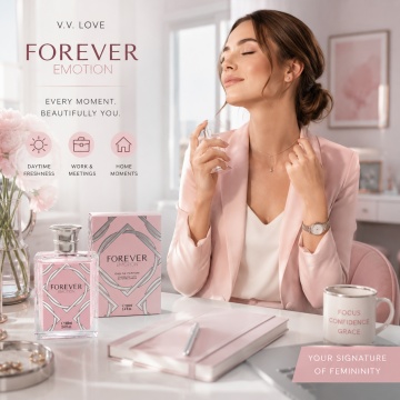 Parfum V.V. Love Forever Emotion, Apă de Parfum Damă, 100 ml, Inspirat din Gucci Bamboo Gucci - Img 4