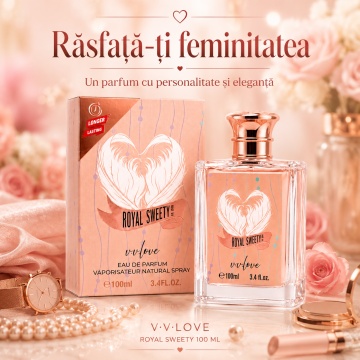 Parfum V.V. Love Royal Sweety, Apă de Parfum Damă, 100 ml, Inspirat din Olympéa Rabanne - Img 6