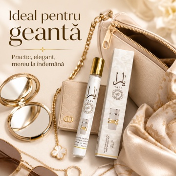 Parfum Yara Moi 35 ml, Apă de Parfum Damă, Aromă Floral Fructată Dulce și Ambrată, Format Compact, Note de Iasomie, Piersică, Caramel, Ambră, Paciuli și Lemn de Santal - Img 3