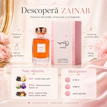 Parfum Zainab Attri 100 ml, Apa De Parfum, Femei - Img 3