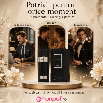 Parfum Zenith Noire Eau de Parfum 100ml, tip arăbesc, Bărbat - Img 6