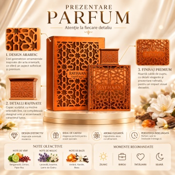 Rayhaan Vantage – Parfum EDP 100 ml, unisex - Img 3