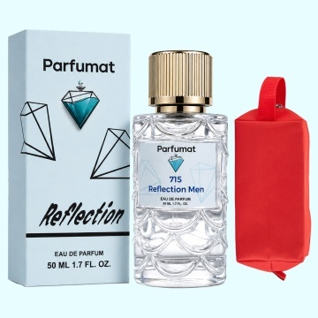 Set Apa de parfum Parfumat 715 Reflection, Barbat, 50 ml si Gentuta cosmetice