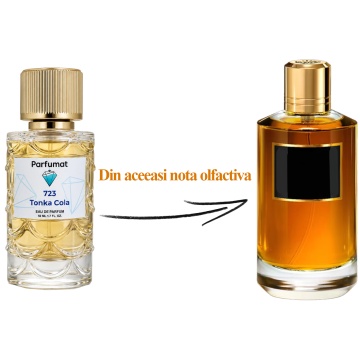 Set Apa de parfum Parfumat 723 Tonka Cola, Unisex, 50 ml si Gentuta cosmetice - Img 2