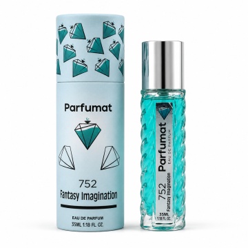 Set Apa de parfum Parfumat 752 Fantasy Imagination, Barbat, 35 ml si Gentuta cosmetice - Img 3