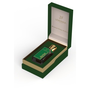 Set Extract de Parfum Lorinna Paris Parfum, De Luxe Collection, Daring, 50 ml, Unisex Damă Bărbat si Gentuță Parfumuri - Img 5