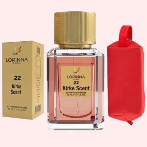 Set Extract de Parfum Lorinna Paris Parfum Kirkze, 50 ml, Unisex Damă Bărbat si Gentuță Parfumuri