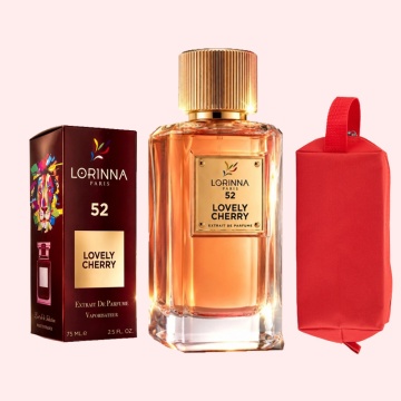 Set Extract de Parfum Lorinna Paris Parfum Lovely Cherry, Femei Barbati Unisex,75 ml, Gentuta Parfumuri