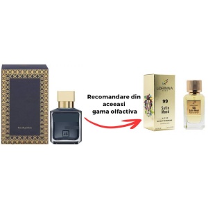 Set Extract de Parfum Lorinna Paris Parfum Satin Mood, Unisex Damă Bărbat, 50 ml si Gentuță Parfumuri - Img 2