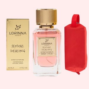 Set Extract de Parfum Lorinna Paris Parfum Sexual Healing, 50 ml, Unisex Damă Bărbat si Gentuță Parfumuri