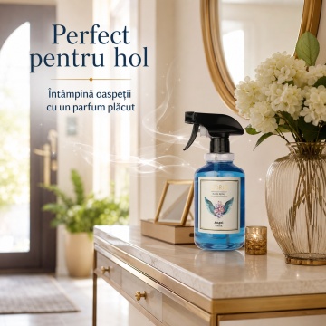 Spray Odorizant Loris Pafum Angel, 500 ml, pentru Cameră, Hol, Baie și Auto, Aromă Delicată și Persistentă - Img 3