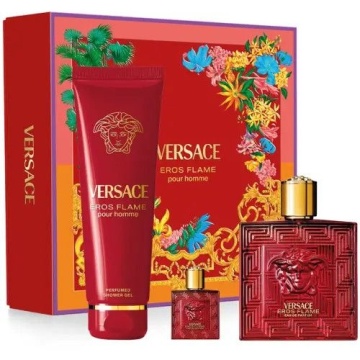 Versace Set cadou Eros Flame – Apă de parfum 100 ml + 10 ml, bărbați - Img 3