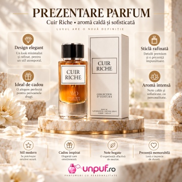AMD Perfumes Cuir Riche – Parfum EDP 100 ml, unisex - Img 3