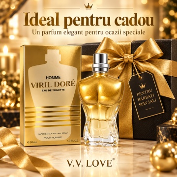 Apă de toaletă pentru bărbați V.V. LOVE Homme Viril Doré, EDT, 30 ml - Img 3