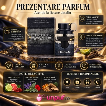 Armaf Odyssey Nexus – Parfum EDP, unisex - Img 3