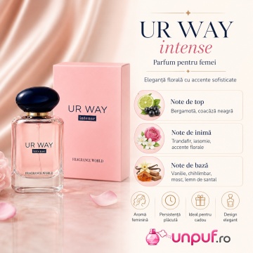 Fragrance World UR Way Intense – Parfum EDP 100 ml, damă - Img 3