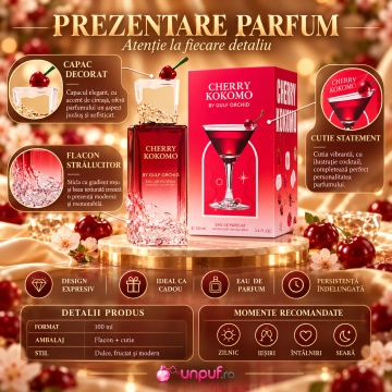 Gulf Orchid Cherry Kokomo – Parfum EDP 100 ml, unisex - Img 3