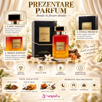 Kapnos, Ether x Marhaba, parfum unisex, ADN propriu, EDP, 100ml - Img 3