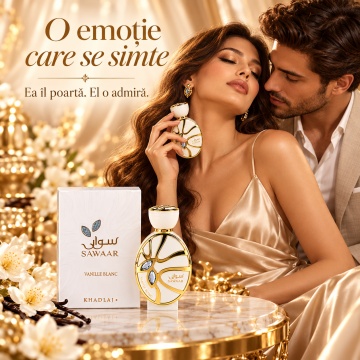 Khadlaj Sawaar Vanille Blanc – Parfum EDP 100 ml, unisex - Img 5