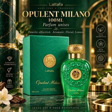 Lattafa Opulent Milano – Apă de parfum 100 ml, unisex