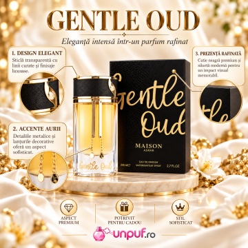 Maison Asrar Gentle Oud – Parfum EDP 80 ml, bărbați - Img 2