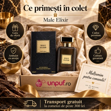 Male Elixir Marhaba parfum barbati inspirat de Le Male Elixir, EDP, 100 ml - Img 4