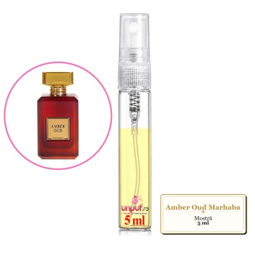 Mostra fiola din Amber Oud Marhaba, decant sticla cu pulverizator - Img 3