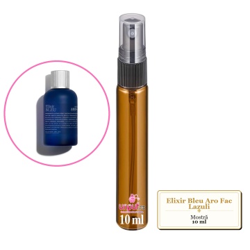 Mostra fiola din Elixir Bleu Aro Fac Lazuli, decant sticla cu pulverizator - Img 4