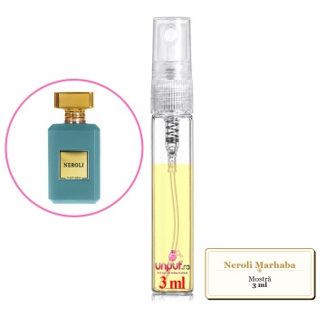 Mostra fiola din Neroli Marhaba, decant sticla cu pulverizator - Img 2