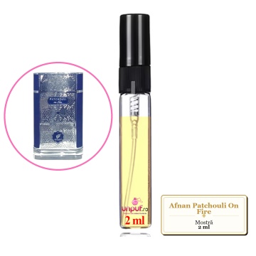 Mostra fiola din Parfumul Afnan Patchouli On Fire, decant sticla cu pulverizator - Img 2