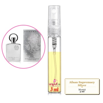 Mostra fiola din Parfumul Afnan Supremacy Silver, decant sticla cu pulverizator - Img 3