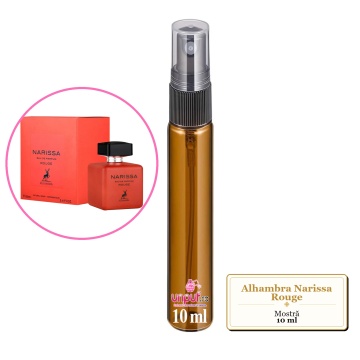 Mostra fiola din Parfumul Alhambra Narissa Rouge, decant sticla cu pulverizator - Img 3