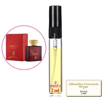 Mostra fiola din Parfumul Alhambra Versencia Rouge, decant sticla cu pulverizator - Img 2