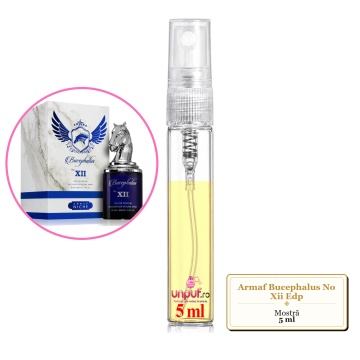 Mostra fiola din Parfumul Armaf Bucephalus No Xii Edp, decant sticla cu pulverizator - Img 4