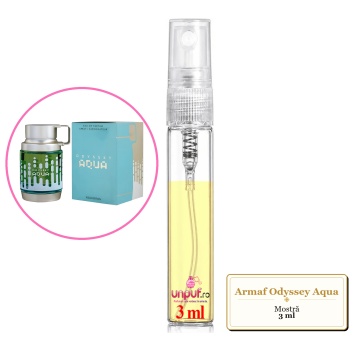 Mostra fiola din Parfumul Armaf Odyssey Aqua, decant sticla cu pulverizator - Img 3