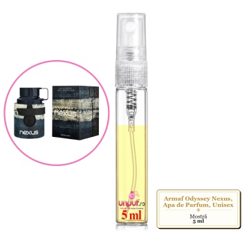 Mostra fiola din Parfumul Armaf Odyssey Nexus, Apa de Parfum, Unisex, decant sticla cu pulverizator - Img 2